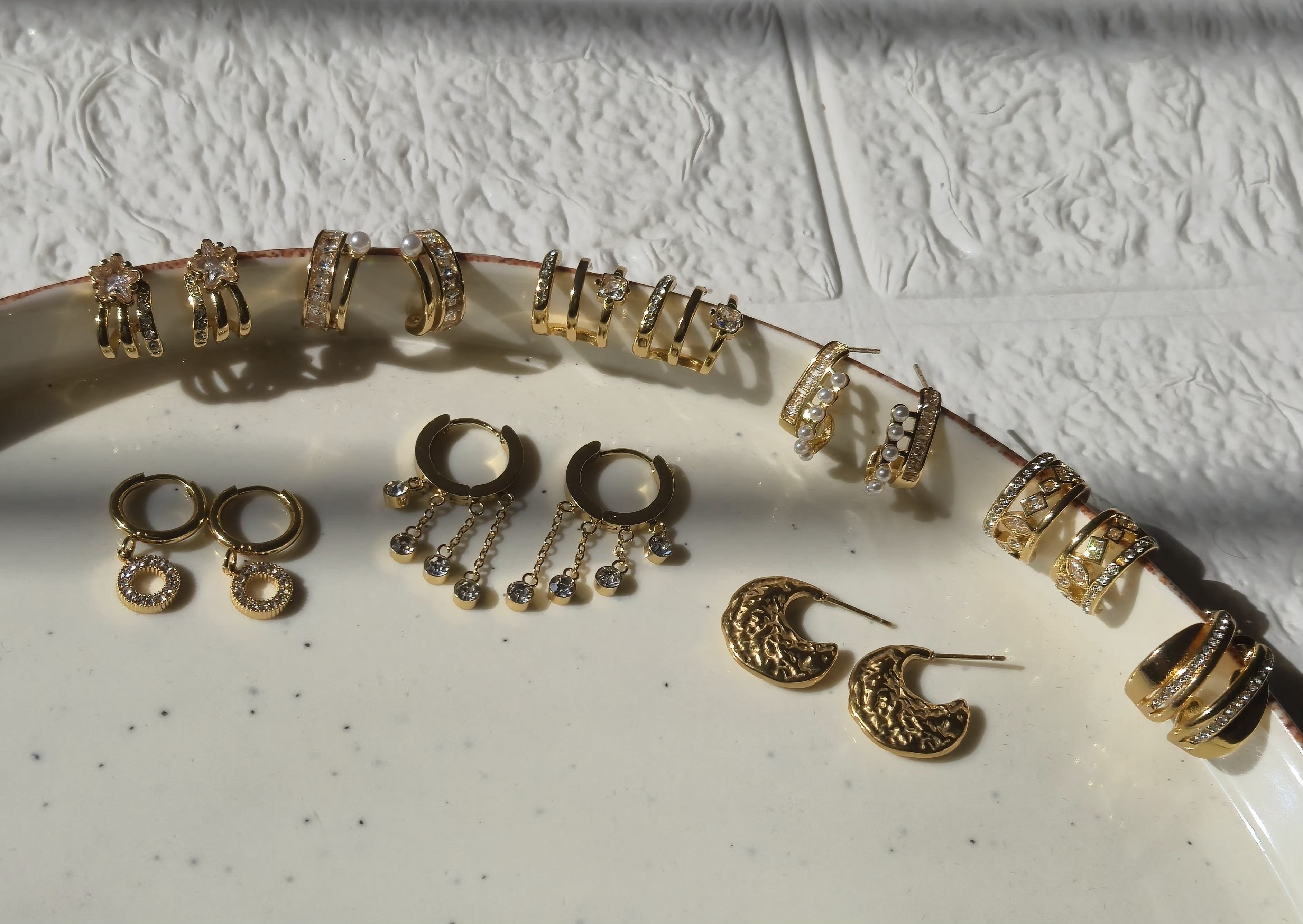 18k Plated stainless steels Earings